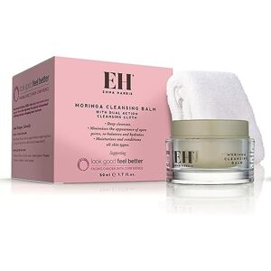 Emma Hardie 50ml Moringa Cleansing Balm with Cleansing Cloth Set, No-Rinse Formula Removes Face & Eye Make Up, Moisturizes & Hydrates the Skin, Natural & Cruelty Free, For All Skin Type Emma Hardie 50ml Moringa Cleansing Balm with Cleansing Cloth Set, No-Rinse Formula Removes Face & Eye Make Up, Moisturizes & Hydrates the Skin, Natural & Cruelty Free, For All Skin Type