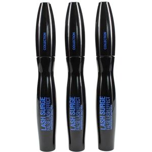 Collection Cosmetics Lash Surge Mascara, False Lashes effect, Waterproof Black,Trio Value Bundle, Pack of 3 x 8ml Collection Cosmetics Lash Surge Mascara, False Lashes effect, Waterproof Black,Trio Value Bundle, Pack of 3 x 8ml