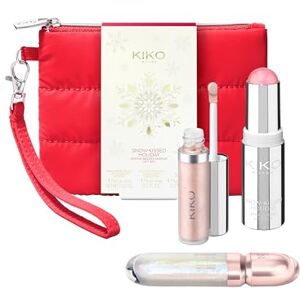 Kiko Milano Snow-Kissed Holiday Festive Besties Make Up Gift Set, Makeup Gift Set: Lip And Cheek Stick, Liquid Eyeshadow And Lip Oil Kiko Milano Snow-Kissed Holiday Festive Besties Make Up Gift Set, Makeup Gift Set: Lip And Cheek Stick, Liquid Eyeshadow And Lip Oil