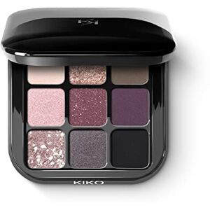Kiko Milano Glamour Multi Finish Eyeshadow Palette 04 Palette With 9 Eyeshadows In Different Finishes Kiko Milano Glamour Multi Finish Eyeshadow Palette 04 Palette With 9 Eyeshadows In Different Finishes
