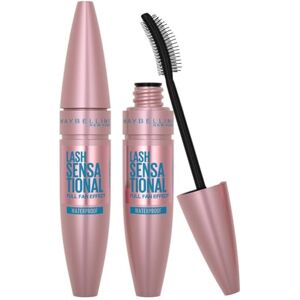 Maybelline New York Lash Sensational Volumizing and Thickening Waterproof Mascara, Black, Duo Bundle Maybelline New York Lash Sensational Volumizing and Thickening Waterproof Mascara, Black, Duo Bundle
