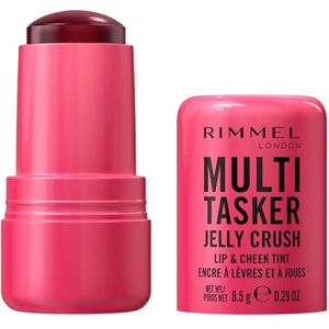 Rimmel Multi Tasker Jelly Crush Lip & Cheek Tint, 150 Red Pepper, Hydrating Blush and Lip Stain, Easy Removal, Infused with Moisturising Niacinamide, 8.5g Rimmel Multi Tasker Jelly Crush Lip & Cheek Tint, 150 Red Pepper, Hydrating Blush and Lip Stain, Easy Removal, Infused with Moisturising Niacinamide, 8.5g
