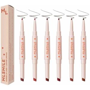 MIDUNU 2 in 1 Double Head Lipstick & Lip Liner Set for Women, Long-Lasting Matte Velvet Lipstick, Non-stick Cup Not Fade Waterproof Nude Lipstick Lip Gloss Makeup Kits MIDUNU 2 in 1 Double Head Lipstick & Lip Liner Set for Women, Long-Lasting Matte Velvet Lipstick, Non-stick Cup Not Fade Waterproof Nude Lipstick Lip Gloss Makeup Kits