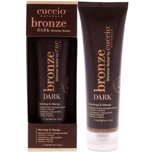 Cuccio Bronze Dark Shimmer Butter Moringa and Mango for Women Bronzer 4 oz Cuccio Bronze Dark Shimmer Butter Moringa and Mango for Women Bronzer 4 oz