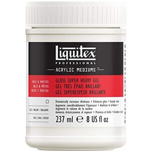 Liquitex 7408 Professional Gloss Super Heavy Gel Medium, 237 ml , White Liquitex 7408 Professional Gloss Super Heavy Gel Medium, 237 ml , White