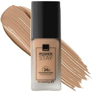 Avon Power Stay 24 Hour Longwear Foundation SPF10, Creamy Natural 230N,Colour Lock Technology, Breathable, Natural-Looking Formula, 35 Shades, Cruelty Free Avon Power Stay 24 Hour Longwear Foundation SPF10, Creamy Natural 230N,Colour Lock Technology, Breathable, Natural-Looking Formula, 35 Shades, Cruelty Free