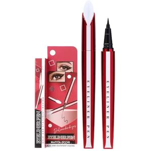 Generic Cosmetics Gel Eye Liner Long Lasting Proof Black Eyeliner Natural Make Up 0.6ml Geller Eyeliners (Red, One Size)