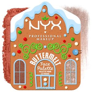 NYX PROFESSIONAL MAKEUP Buttermelt Face Palette Giftset, Blush & Highlighter Duo, up to 12 HR wear, Blendable, Deep, 1 count NYX PROFESSIONAL MAKEUP Buttermelt Face Palette Giftset, Blush & Highlighter Duo, up to 12 HR wear, Blendable, Deep, 1 count