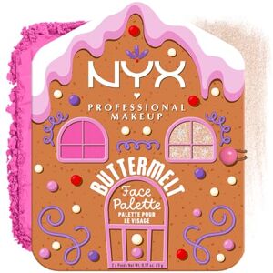 NYX Buttermelt Face Palette - Light/Medium - Blush/Highlighter NYX Buttermelt Face Palette - Light/Medium - Blush/Highlighter
