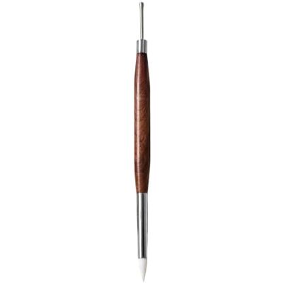OSNIYAW Efficient Double Head Nails Art Pen, Nail Design Carving Tool, Wood Body, Reduce Tool Changes for Quick Application OSNIYAW Efficient Double Head Nails Art Pen, Nail Design Carving Tool, Wood Body, Reduce Tool Changes for Quick Application
