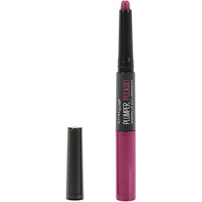 Maybelline Newyork Plumper Please Shaping Lip Duo Lipstick, 230 Exclusive Maybelline Newyork Plumper Please Shaping Lip Duo Lipstick, 230 Exclusive
