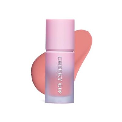 W7 Cheeky Dip Liquid Blusher Pigmented Colour For Cheek Makeup Satin Matte Finish Lustful (Pink) W7 Cheeky Dip Liquid Blusher Pigmented Colour For Cheek Makeup Satin Matte Finish Lustful (Pink)