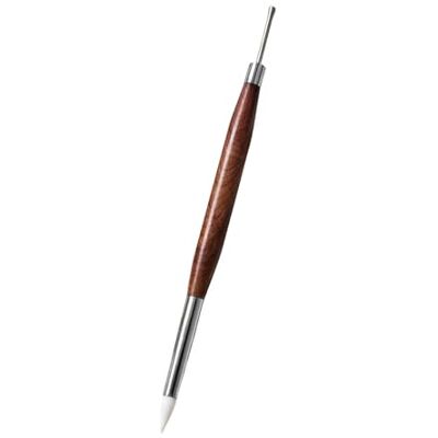 OSNIYAW Head Silicone Tip Nails Carving Pen Wood Handle Studio Use Professional Double Ended Wood Nails Art Pen Efficient Carving Tool OSNIYAW Head Silicone Tip Nails Carving Pen Wood Handle Studio Use Professional Double Ended Wood Nails Art Pen Efficient Carving Tool