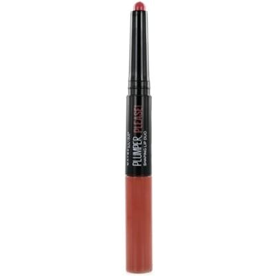 Maybelline Newyork Plumper Please Shaping Lip Duo Lipstick, 205 Close up Maybelline Newyork Plumper Please Shaping Lip Duo Lipstick, 205 Close up