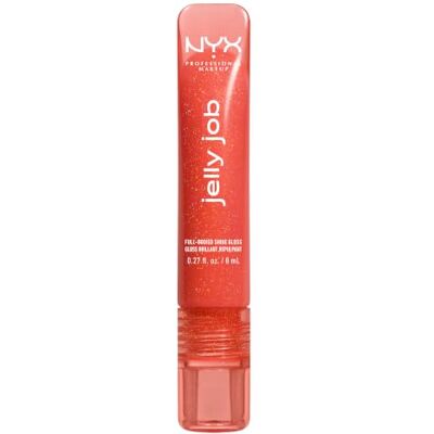 NYX PROFESSIONAL MAKEUP Lip Gloss, Plumping Peptide Formula, Jelly Squeeze High-Shine Plumping Lip Gloss with Peptide Complex & Cherry Oil for Glassy, Non-Sticky Volume NYX PROFESSIONAL MAKEUP Lip Gloss, Plumping Peptide Formula, Jelly Squeeze High-Shine Plumping Lip Gloss with Peptide Complex & Cherry Oil for Glassy, Non-Sticky Volume