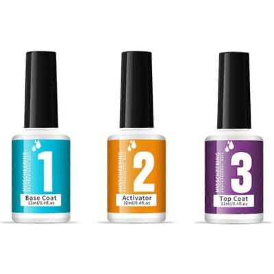JOYHAPPST 12ml Dip Powder Liquid Set Dipping-Powder Acrylic Nail Art Manicure Pedicure JOYHAPPST 12ml Dip Powder Liquid Set Dipping-Powder Acrylic Nail Art Manicure Pedicure