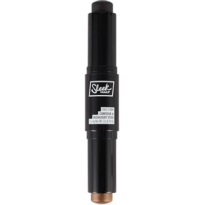 SLEEK MakeUP Face Form Contour & Highlight Stick 2-in-1 Cream Contour and Highlighter, Buildable Lightweight Formula with Jojoba Oil & Vitamin E, 8g (Extra Dark) SLEEK MakeUP Face Form Contour & Highlight Stick 2-in-1 Cream Contour and Highlighter, Buildable Lightweight Formula with Jojoba Oil & Vitamin E, 8g (Extra Dark)