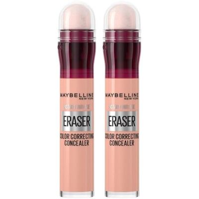 Maybelline DUO Concealer Instant Anti Age Eraser Eye Concealer, Dark Circles And Blemish Concealer, Ultra Blendable Formula 05 Brightener Maybelline DUO Concealer Instant Anti Age Eraser Eye Concealer, Dark Circles And Blemish Concealer, Ultra Blendable Formula 05 Brightener