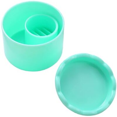 JDNH Salon Nails Brush Cleaning Tray with Lid for Simultaneous Glittering Pen Maintenance and Protecting Easy to Clean Acrylic Powder Removal Cup JDNH Salon Nails Brush Cleaning Tray with Lid for Simultaneous Glittering Pen Maintenance and Protecting Easy to Clean Acrylic Powder Removal Cup