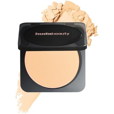 Huda Beauty Easy Bake Pressed Powder, Banana Bread, Mattifying Powder, Vegan, Cruelty Free, Matte Finish, 12h Shine Control Huda Beauty Easy Bake Pressed Powder, Banana Bread, Mattifying Powder, Vegan, Cruelty Free, Matte Finish, 12h Shine Control