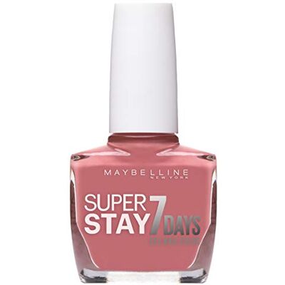 Maybelline New York Forever Strong SuperStay, Extremenly Long Lasting Nail Polish, Nail Varnish, 7Days Gel Nail Color, Trendy Shade: 135 Nude Rose, 10ml Maybelline New York Forever Strong SuperStay, Extremenly Long Lasting Nail Polish, Nail Varnish, 7Days Gel Nail Color, Trendy Shade: 135 Nude Rose, 10ml