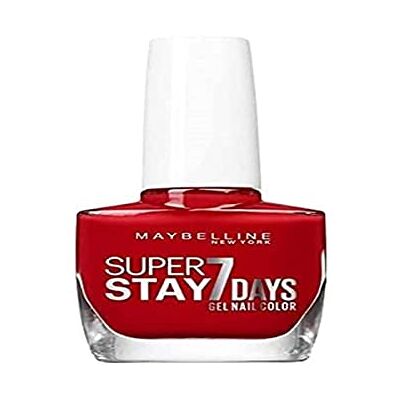 Maybelline New York Professional Nail Polish Gel Technology Super Stay 7 Days Shade: Passion Red (08) Maybelline New York Professional Nail Polish Gel Technology Super Stay 7 Days Shade: Passion Red (08)
