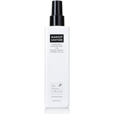 THE PRO HYGIENE COLLECTION Antibacterial Makeup Sanitiser Spray 240ml Quick Dry For Powders, Creams, Gels, Lipsticks, Pencils, Mascara & More Supports Daily Makeup Brush Cleaner Solution by THE PRO HYGIENE COLLECTION Antibacterial Makeup Sanitiser Spray 240ml Quick Dry For Powders, Creams, Gels, Lipsticks, Pencils, Mascara & More Supports Daily Makeup Brush Cleaner Solution by