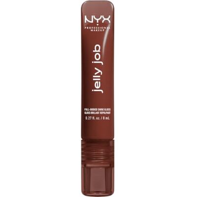 NYX PROFESSIONAL MAKEUP Lip Gloss, Plumping Peptide Formula, Jellybean NYX PROFESSIONAL MAKEUP Lip Gloss, Plumping Peptide Formula, Jellybean