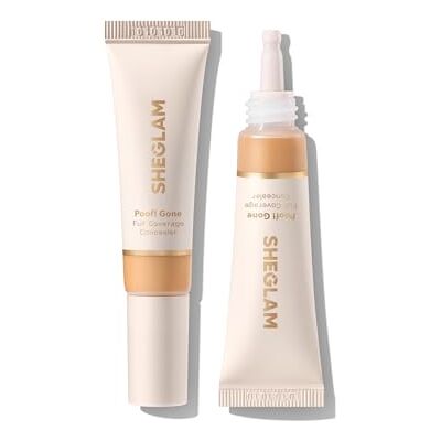 SHEGLAM Poof! Gone Full Coverage Concealer Long-Lasting Under Eye Concealer Nude SHEGLAM Poof! Gone Full Coverage Concealer Long-Lasting Under Eye Concealer Nude