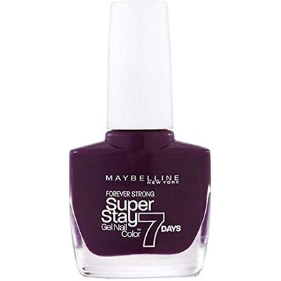Maybelline SuperStay 7 Days Gel 05 Extreme Blackcurrant Nail Polish 10ml Maybelline SuperStay 7 Days Gel 05 Extreme Blackcurrant Nail Polish 10ml