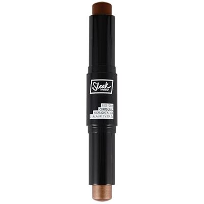 SLEEK MakeUP Face Form Contour & Highlight Stick 2-in-1 Cream Contour and Highlighter, Buildable Lightweight Formula with Jojoba Oil & Vitamin E, 8g (Dark) SLEEK MakeUP Face Form Contour & Highlight Stick 2-in-1 Cream Contour and Highlighter, Buildable Lightweight Formula with Jojoba Oil & Vitamin E, 8g (Dark)