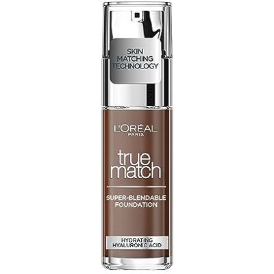 L'Oréal Paris True Match Liquid Foundation - Deep Coffee - SPF 17 L'Oréal Paris True Match Liquid Foundation - Deep Coffee - SPF 17