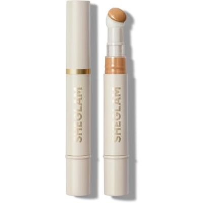 SHEGLAM Complexion Boost Concealer Sponge-Head Applicator Matte Liquid Long Lasting Brightening Color Corrector Weightless Hydrating-Warm Vanilla SHEGLAM Complexion Boost Concealer Sponge-Head Applicator Matte Liquid Long Lasting Brightening Color Corrector Weightless Hydrating-Warm Vanilla