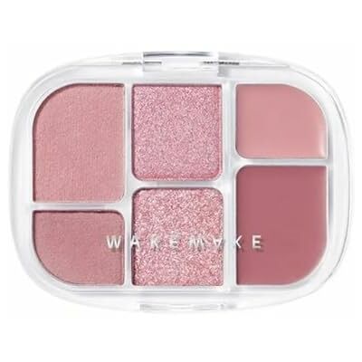 WAKEMAKE Soft Sheer Multi Palette 02 Lasy Rose by for Women 0.22 oz Makeup WAKEMAKE Soft Sheer Multi Palette 02 Lasy Rose by for Women 0.22 oz Makeup