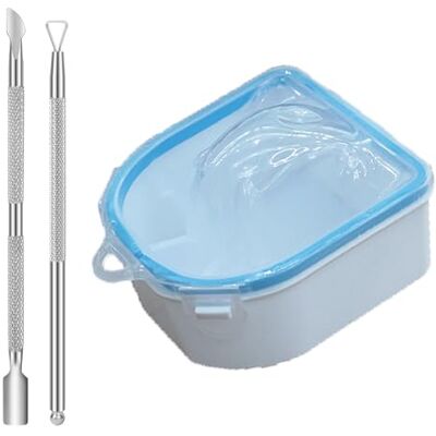Xjdzineq 3/7 Nails Soaking Bowl, Soak Off, Gel Polish Remover Kits Dip Powder Tools Gel Polish Kits Xjdzineq 3/7 Nails Soaking Bowl, Soak Off, Gel Polish Remover Kits Dip Powder Tools Gel Polish Kits