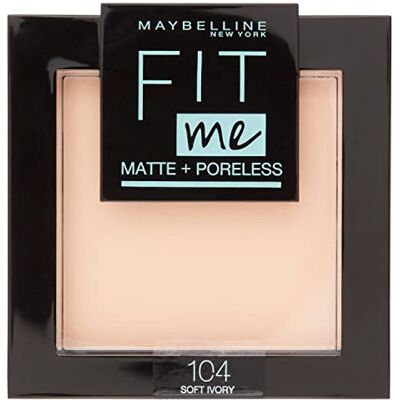 Maybelline New York Fit Me Matte & Poreless Powder 104 Soft Ivory Maybelline New York Fit Me Matte & Poreless Powder 104 Soft Ivory