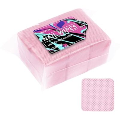 Hrtyvhin Lint Frees Nails, Supplies Polish Remover, for Fingernail and Eyelash Extension Hrtyvhin Lint Frees Nails, Supplies Polish Remover, for Fingernail and Eyelash Extension
