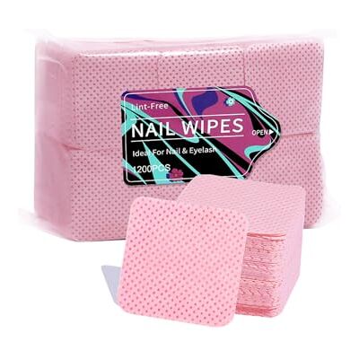 Msioytog Lint Frees Nails Nonwoven Soft Nails Polish Remover Pads, Polish Remover for Eyelash Extensions, a Msioytog Lint Frees Nails Nonwoven Soft Nails Polish Remover Pads, Polish Remover for Eyelash Extensions, a