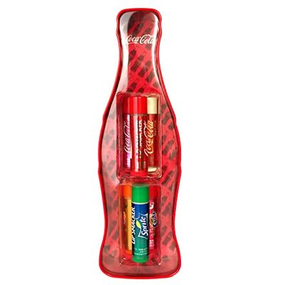 Lip Smacker Coca-Cola Vintage Tin Collection Gift Set of 6 Lip Balms in Different Flavours Inspired by Coca-Cola in a Collectible Iconic Vintage Bottle Box Lip Smacker Coca-Cola Vintage Tin Collection Gift Set of 6 Lip Balms in Different Flavours Inspired by Coca-Cola in a Collectible Iconic Vintage Bottle Box