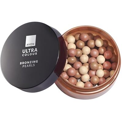 Avon Bronzing Pearls Light Bronze, Multi-Shade Pearls with Mineral Pigments for a Buildable Multi-Dimensional Sun-Kissed Glow, Suitable for All Skin Tones, Cruelty-Free Face Bronzer, 28g Avon Bronzing Pearls Light Bronze, Multi-Shade Pearls with Mineral Pigments for a Buildable Multi-Dimensional Sun-Kissed Glow, Suitable for All Skin Tones, Cruelty-Free Face Bronzer, 28g