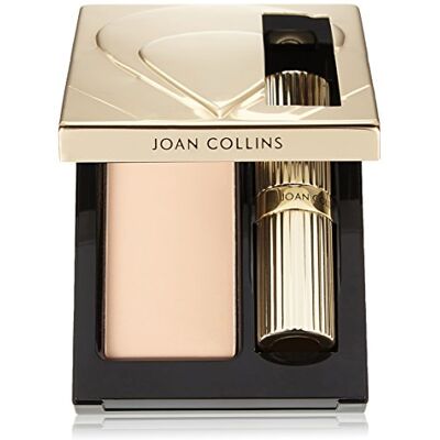 Joan Collins Timeless Beauty Compact Duo Lipstick and Powder, Sabina Joan Collins Timeless Beauty Compact Duo Lipstick and Powder, Sabina