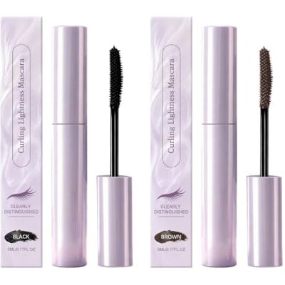 zonihun Mascara for Older Women, Long Lasting Curl Mascara, Lengthening and Volumizing Masca/ras, Water Resistant Mas/cara with Curl for Daily Wear for Thin, Short And Straight Lashes (Black+Brown*1) zonihun Mascara for Older Women, Long Lasting Curl Mascara, Lengthening and Volumizing Masca/ras, Water Resistant Mas/cara with Curl for Daily Wear for Thin, Short And Straight Lashes (Black+Brown*1)