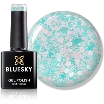 Bluesky - Glitter Neon - Turquoise Glitter - Gel Nail Polish Bluesky - Glitter Neon - Turquoise Glitter - Gel Nail Polish