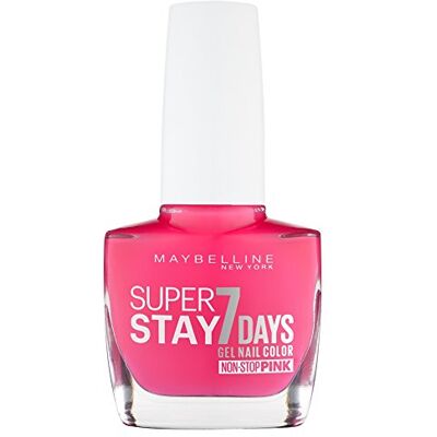 Maybelline SuperStay 7 Days Gel 195 Fuchsia Nail Polish 10ml Maybelline SuperStay 7 Days Gel 195 Fuchsia Nail Polish 10ml