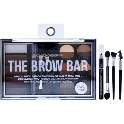 Uncommon Cosmetics The Brow Bar All-in-One Kit with Variety of Ultra-Pigmented Shades Eyebrow Gel, Brow Wax and 16 Brow Powders 21 Pc Gift Set Uncommon Cosmetics The Brow Bar All-in-One Kit with Variety of Ultra-Pigmented Shades Eyebrow Gel, Brow Wax and 16 Brow Powders 21 Pc Gift Set