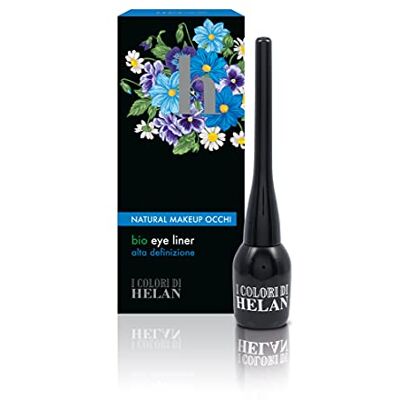 Helan I Colori Liquid Eyeliner with Precision Brush, Smudge-Proof, Buildable and Long-Lasting Black Eye Liner for Your Makeup to Enhance and Define the Eyes Made in Italy, 3 ml Helan I Colori Liquid Eyeliner with Precision Brush, Smudge-Proof, Buildable and Long-Lasting Black Eye Liner for Your Makeup to Enhance and Define the Eyes Made in Italy, 3 ml