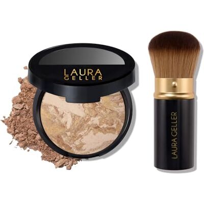 LAURA GELLER BEAUTY - Baked Balance-n-Brighten - Medium - Kabuki Brush - Foundation LAURA GELLER BEAUTY - Baked Balance-n-Brighten - Medium - Kabuki Brush - Foundation