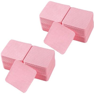 YPYMOD 600PCS Lint Free Wipes for Nails, Nail Wipes Pads, Nail Polish Remover Pads, Nail Art Tool for Clean DIY Nail Art(Pink) YPYMOD 600PCS Lint Free Wipes for Nails, Nail Wipes Pads, Nail Polish Remover Pads, Nail Art Tool for Clean DIY Nail Art(Pink)