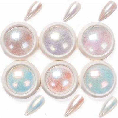 JOYHAPPST Nail Chrome Powder Chrome Nail Powder Chrome Nail Pigment Mirror Glitter Powder JOYHAPPST Nail Chrome Powder Chrome Nail Powder Chrome Nail Pigment Mirror Glitter Powder
