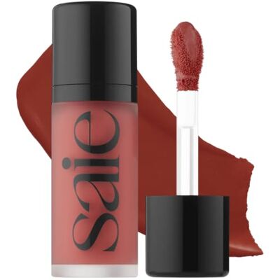 Saie Dew Liquid Blush for Cheeks Hydrating Cream Blush Stick with a Blendable + Buildable Formula Skincare Infused Dewy Cheek Tint for a Natural Flush Glowy Makeup Essential Spicy (.40 oz) Saie Dew Liquid Blush for Cheeks Hydrating Cream Blush Stick with a Blendable + Buildable Formula Skincare Infused Dewy Cheek Tint for a Natural Flush Glowy Makeup Essential Spicy (.40 oz)